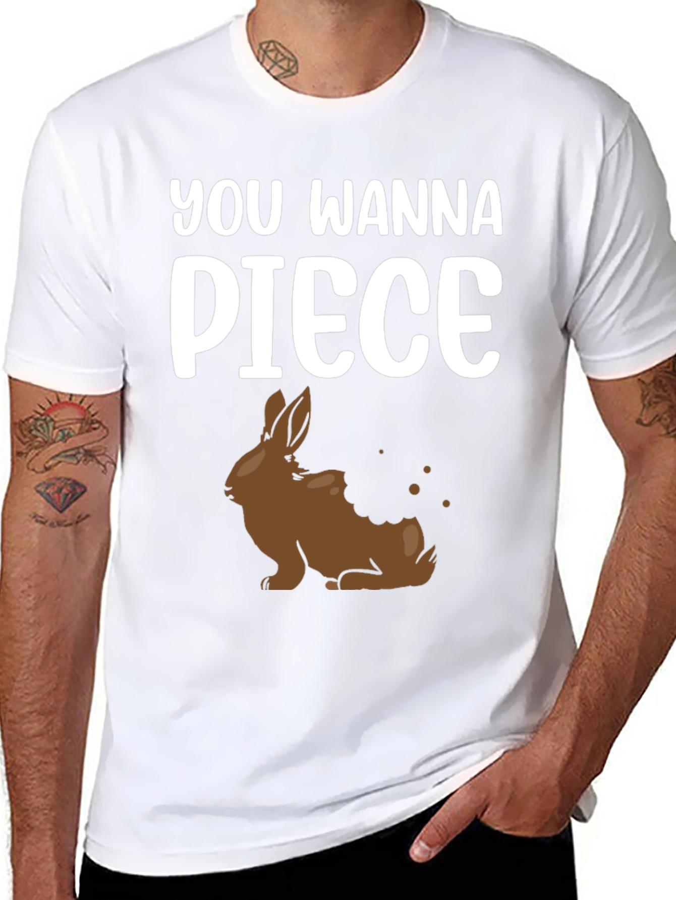 You Wanna Piece of This Chocolate Bunny Shirt