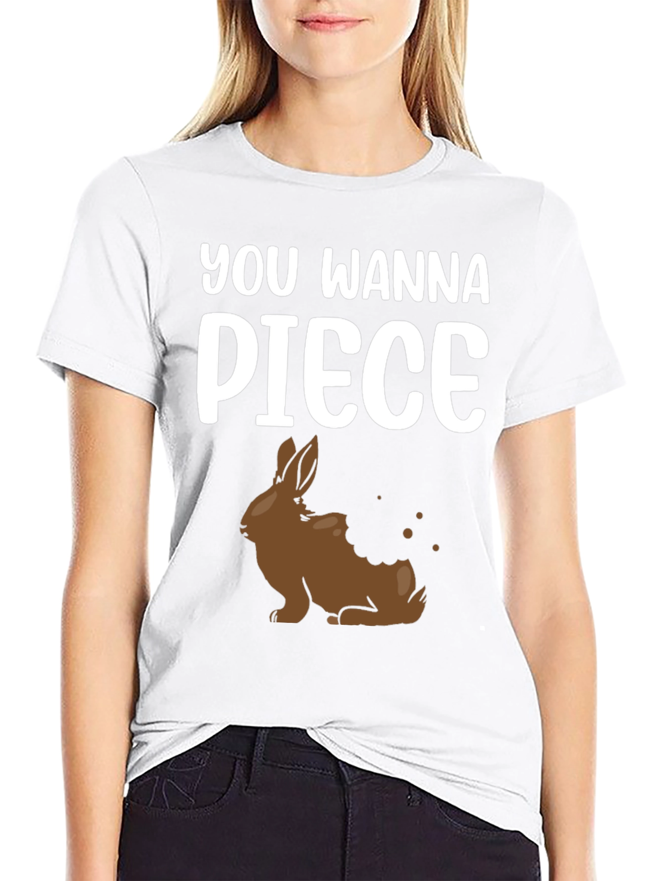 You Wanna Piece of This Chocolate Bunny Shirt