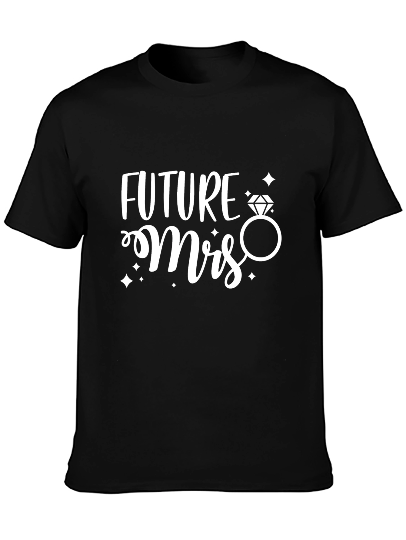 Future Mrs T-Shirt Black Engagement Party