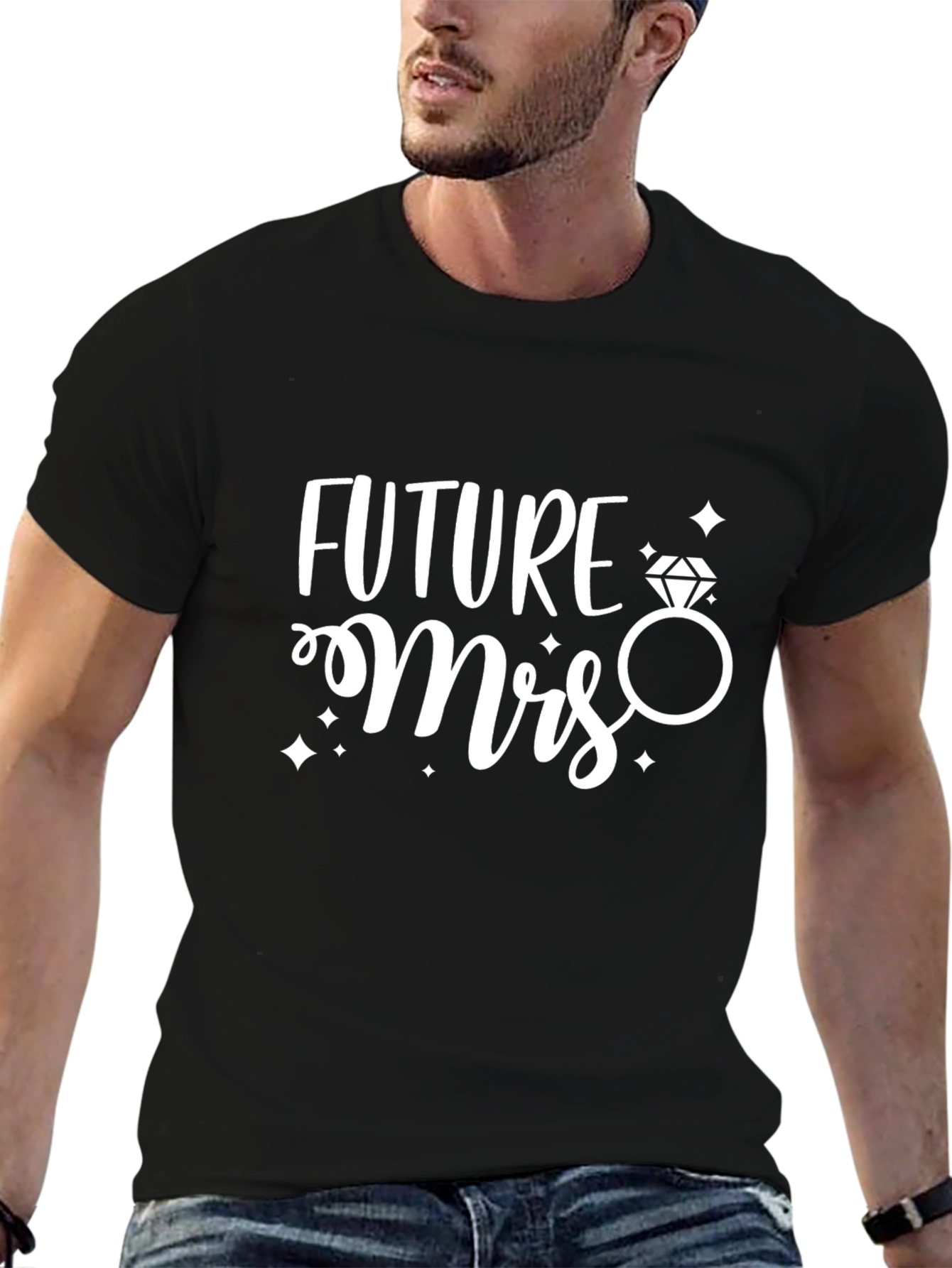 Future Mrs T-Shirt Black Engagement Party