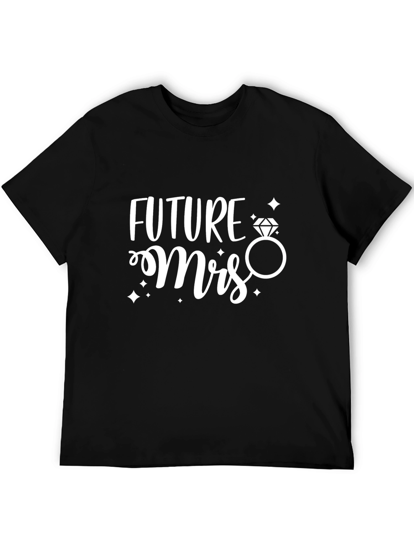 Future Mrs T-Shirt Black Engagement Party