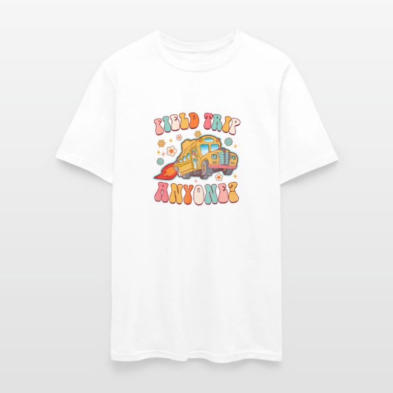 Field Trip Anyone Groovy School Bus Driver Yellow