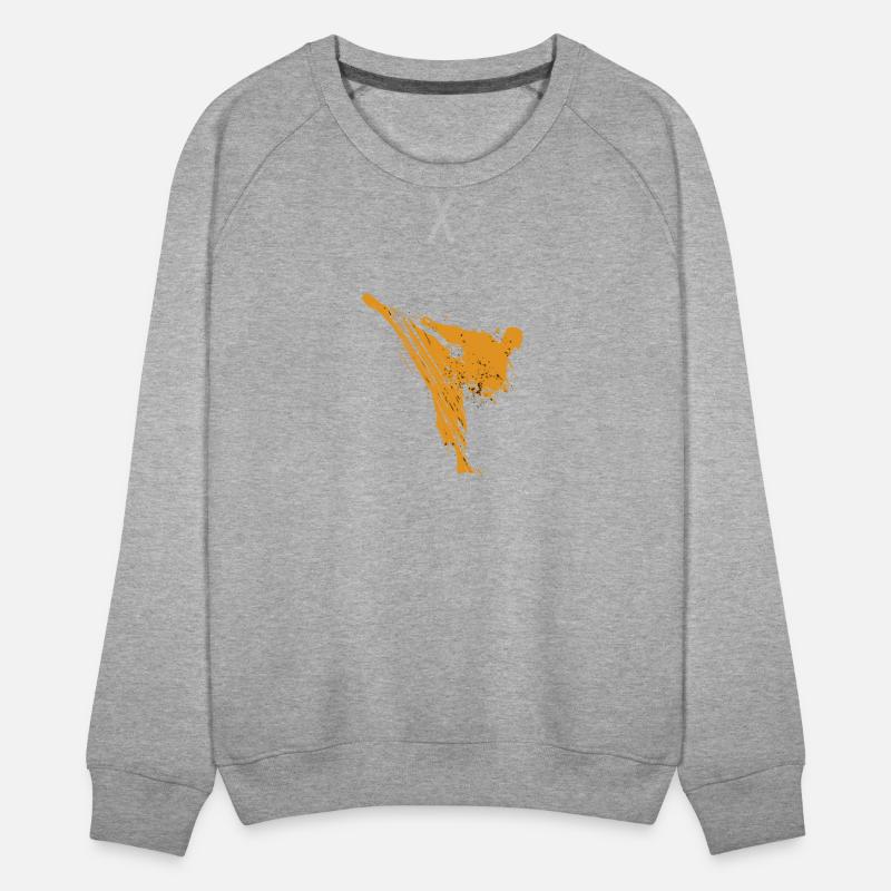 Fighter Martial Art Kick Minimal Design