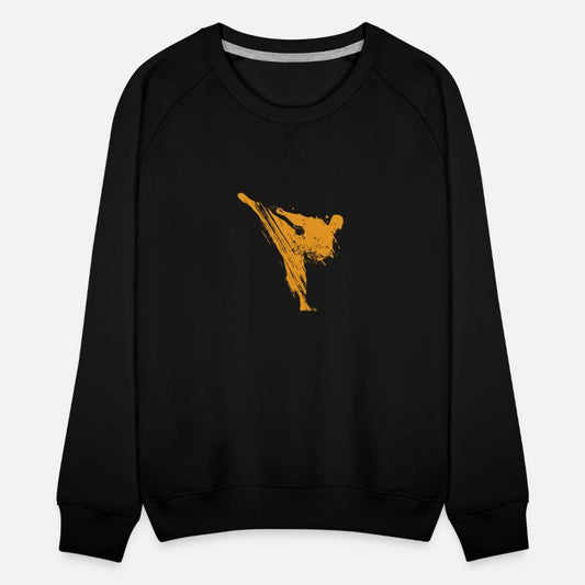 Fighter Martial Art Kick Minimal Design