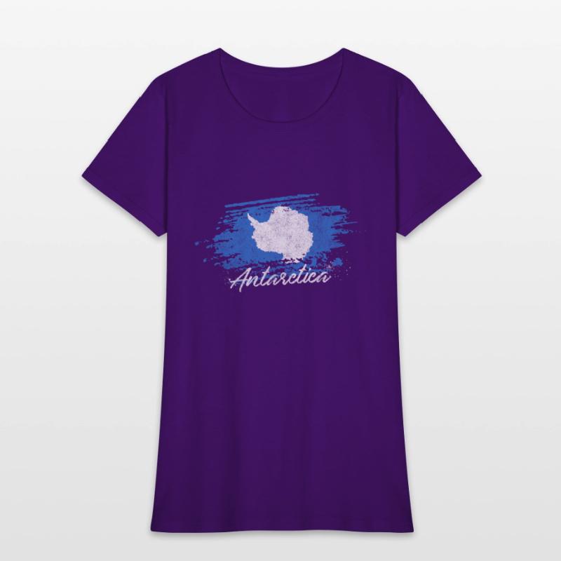 Flag of Antarctica Paint Brush