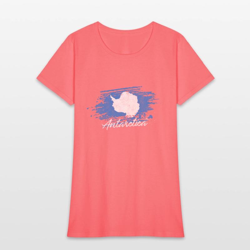 Flag of Antarctica Paint Brush