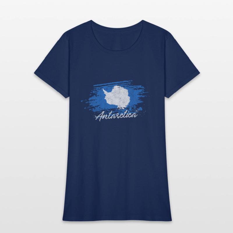 Flag of Antarctica Paint Brush