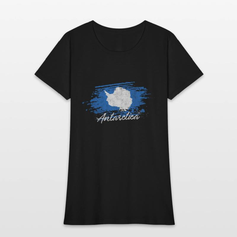 Flag of Antarctica Paint Brush