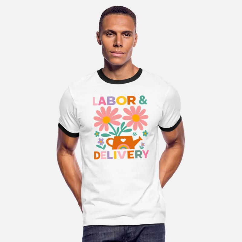 Floral Labour and Delivery Celebration Tee