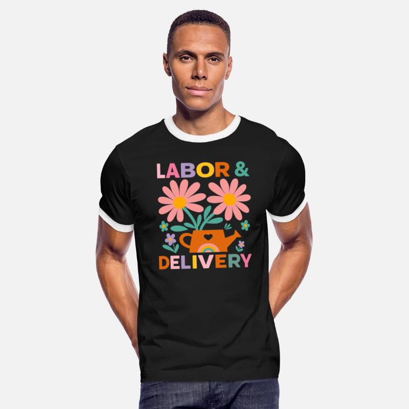 Floral Labour and Delivery Celebration Tee