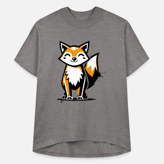 fox in stencil graffiti design