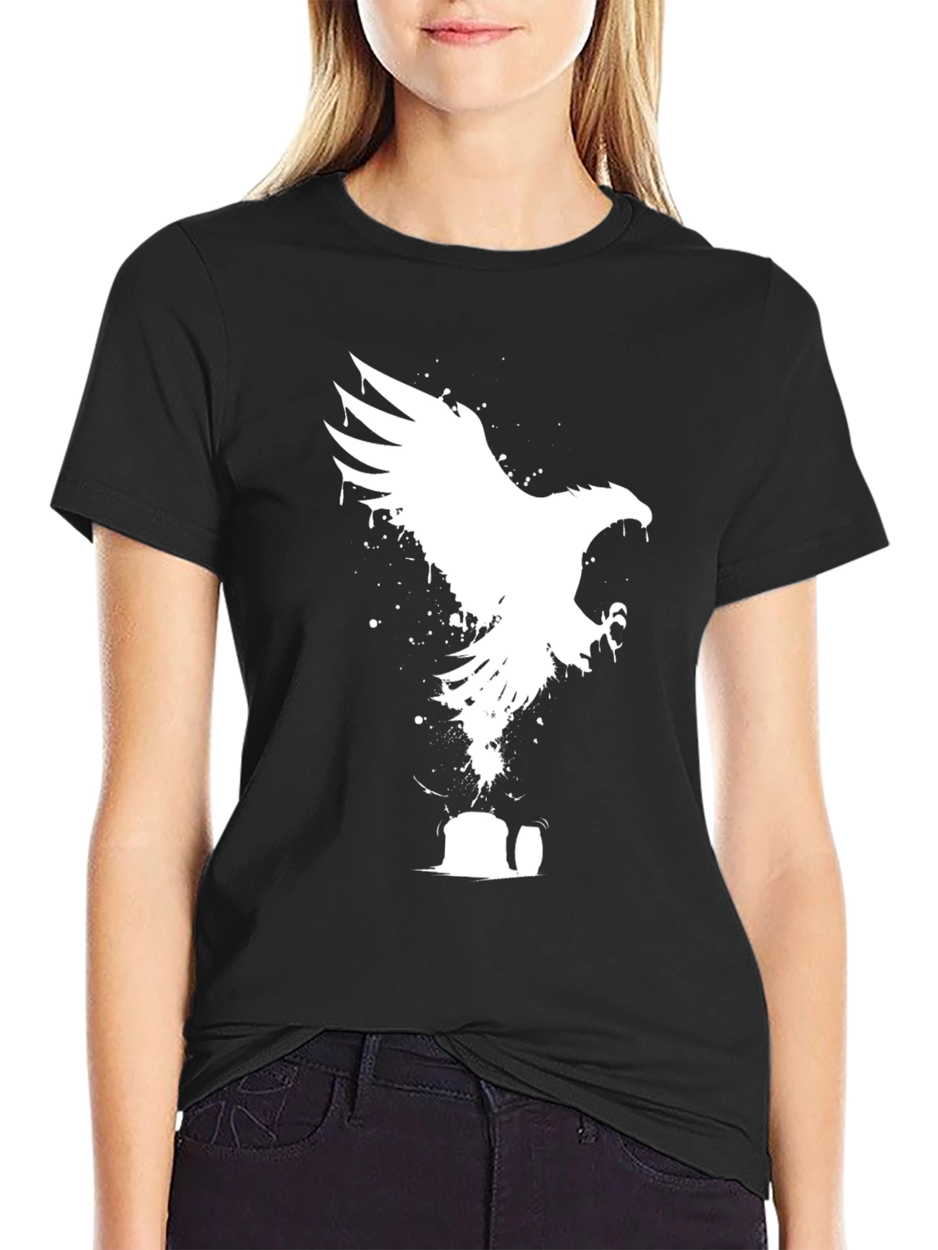 Eagle Graphic Tee - Black