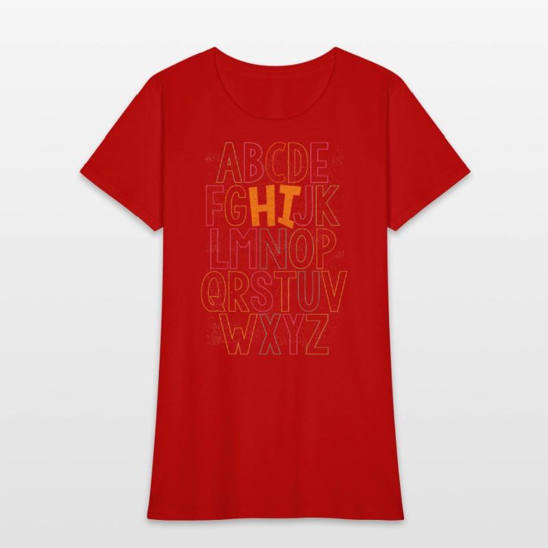 Funny ABCs Hi Kindergarten Alphabet Back To School