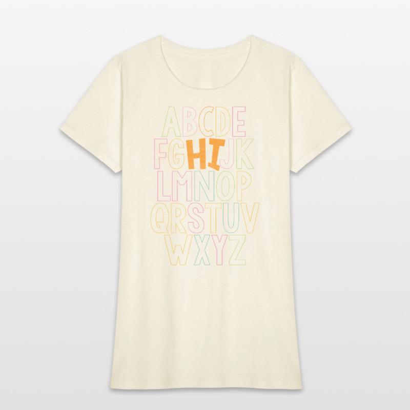 Funny ABCs Hi Kindergarten Alphabet Back To School