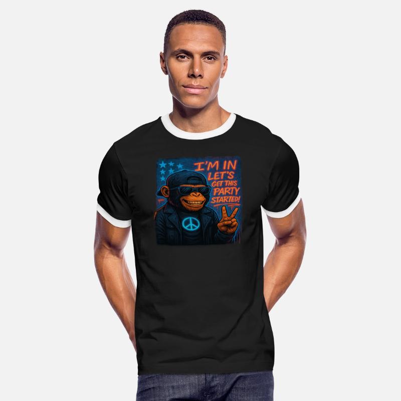 Funny Monkey with sunglasses Cool Street