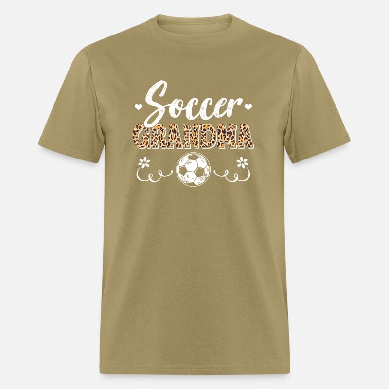 Funny Soccer Fan Leopard Women Grandma Soccer