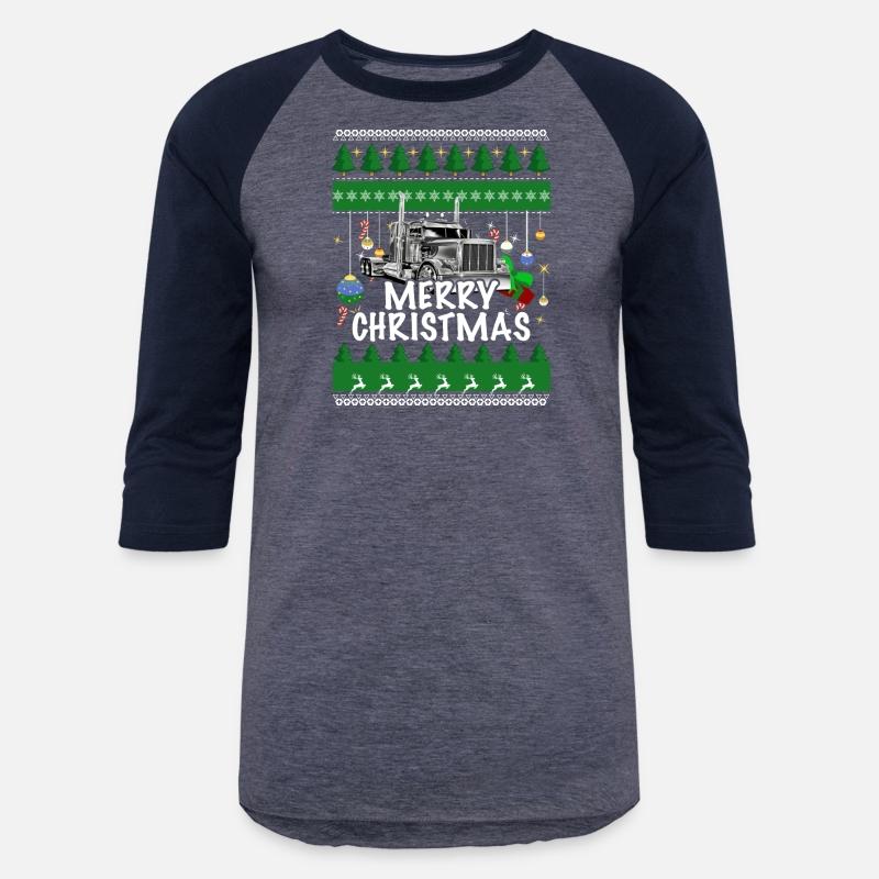 Funny Trucker Christmas Merry Xmas