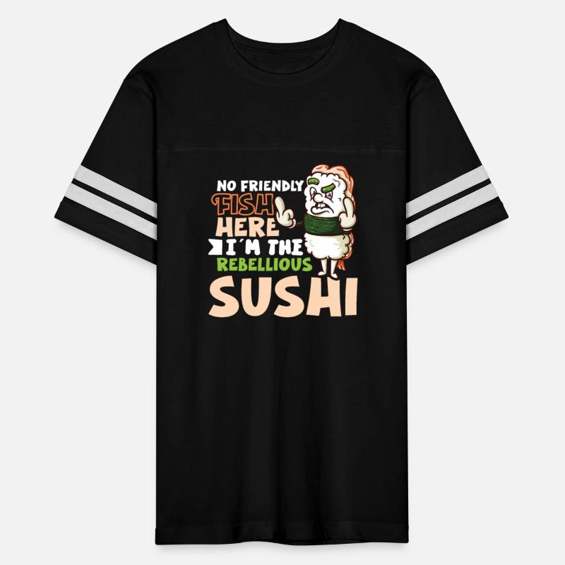 Funny Unhappy Sushi Japanese food Miso-Unhappy