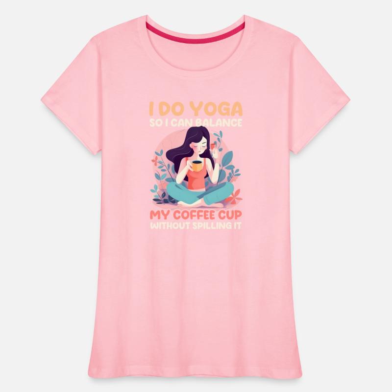 Funny Yoga Lover Balance Coffee Without Spilling