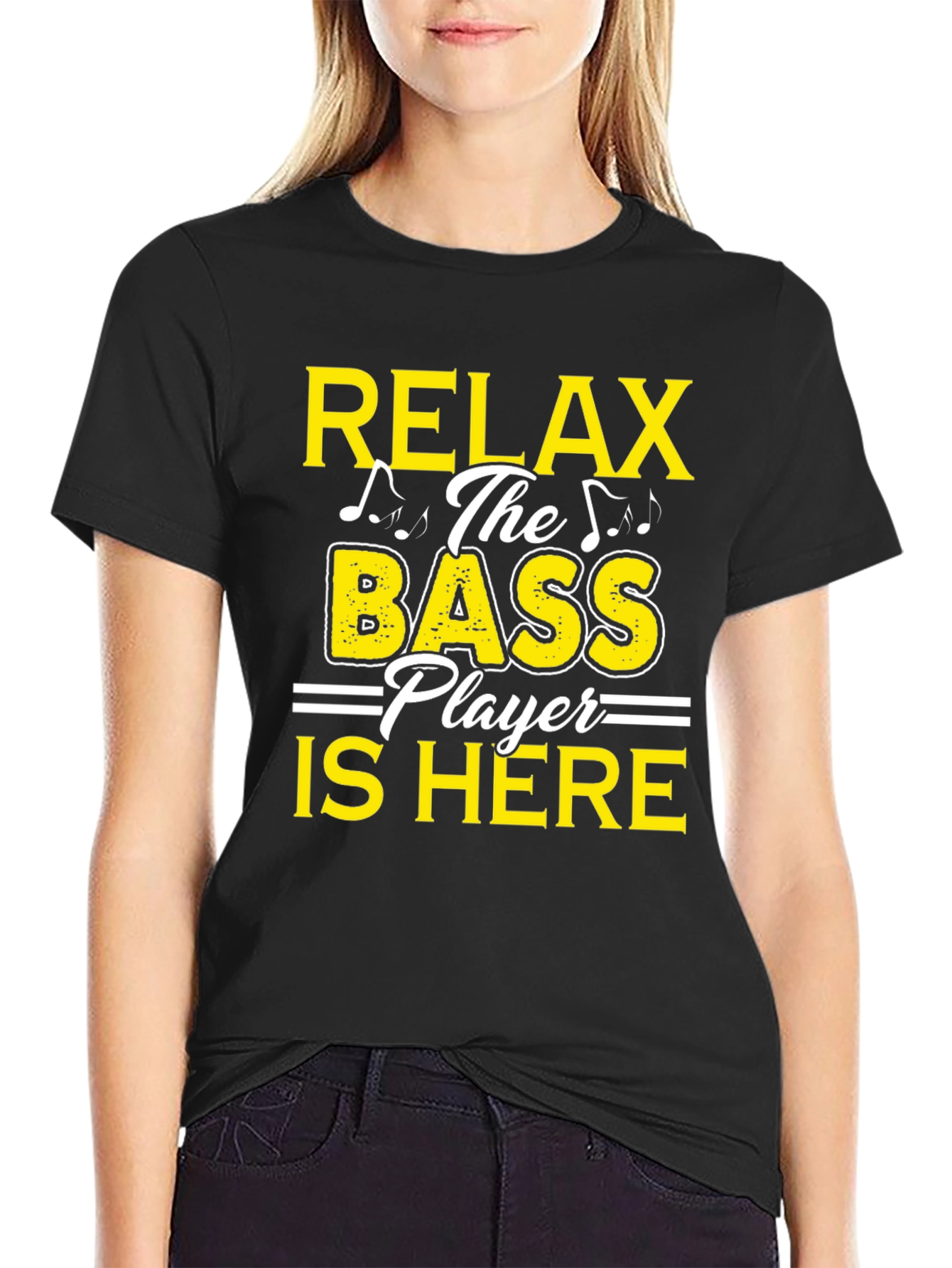 Relax Bass Player Here Graphic T-Shirt