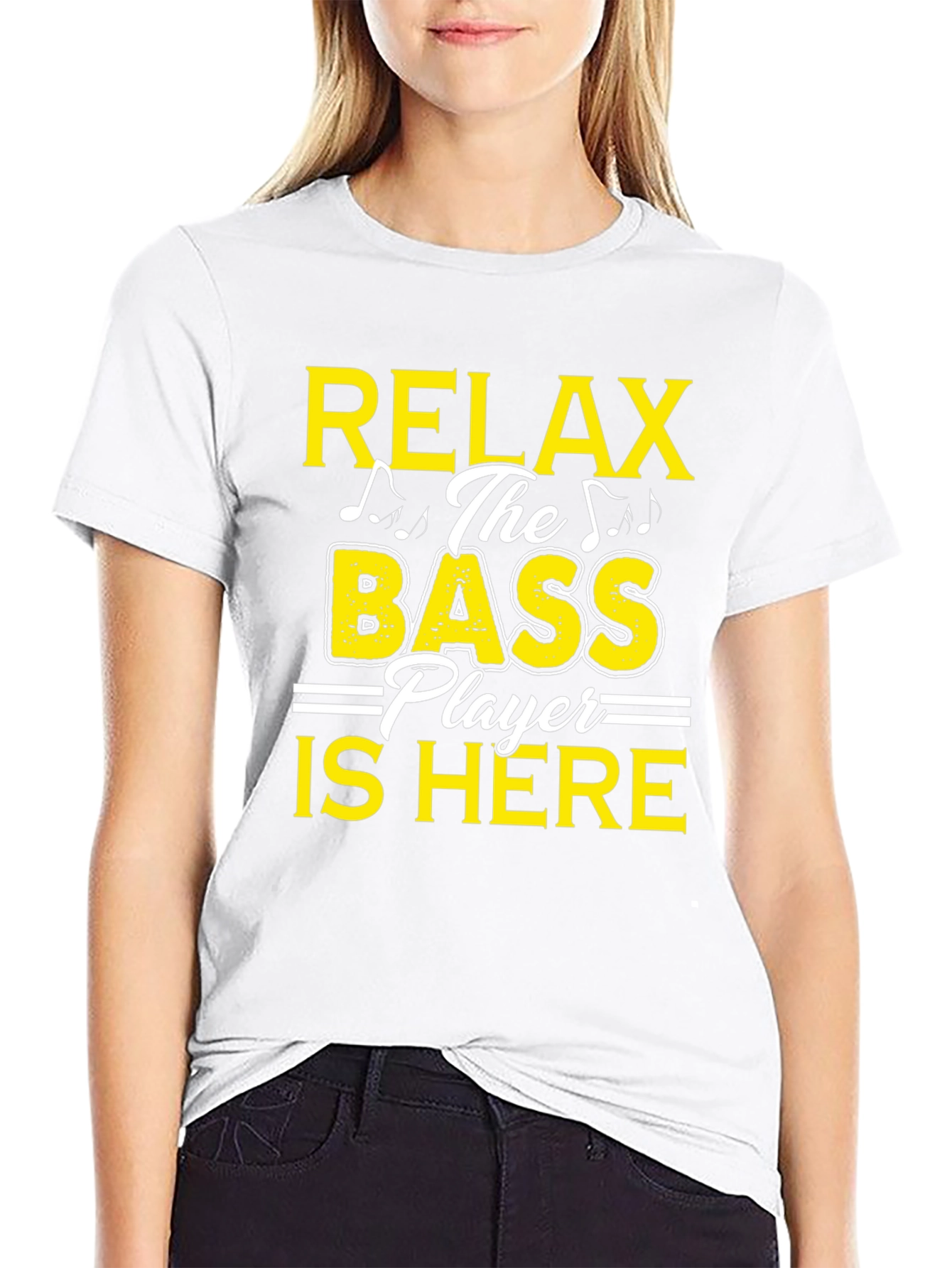 Relax Bass Player Here Graphic T-Shirt