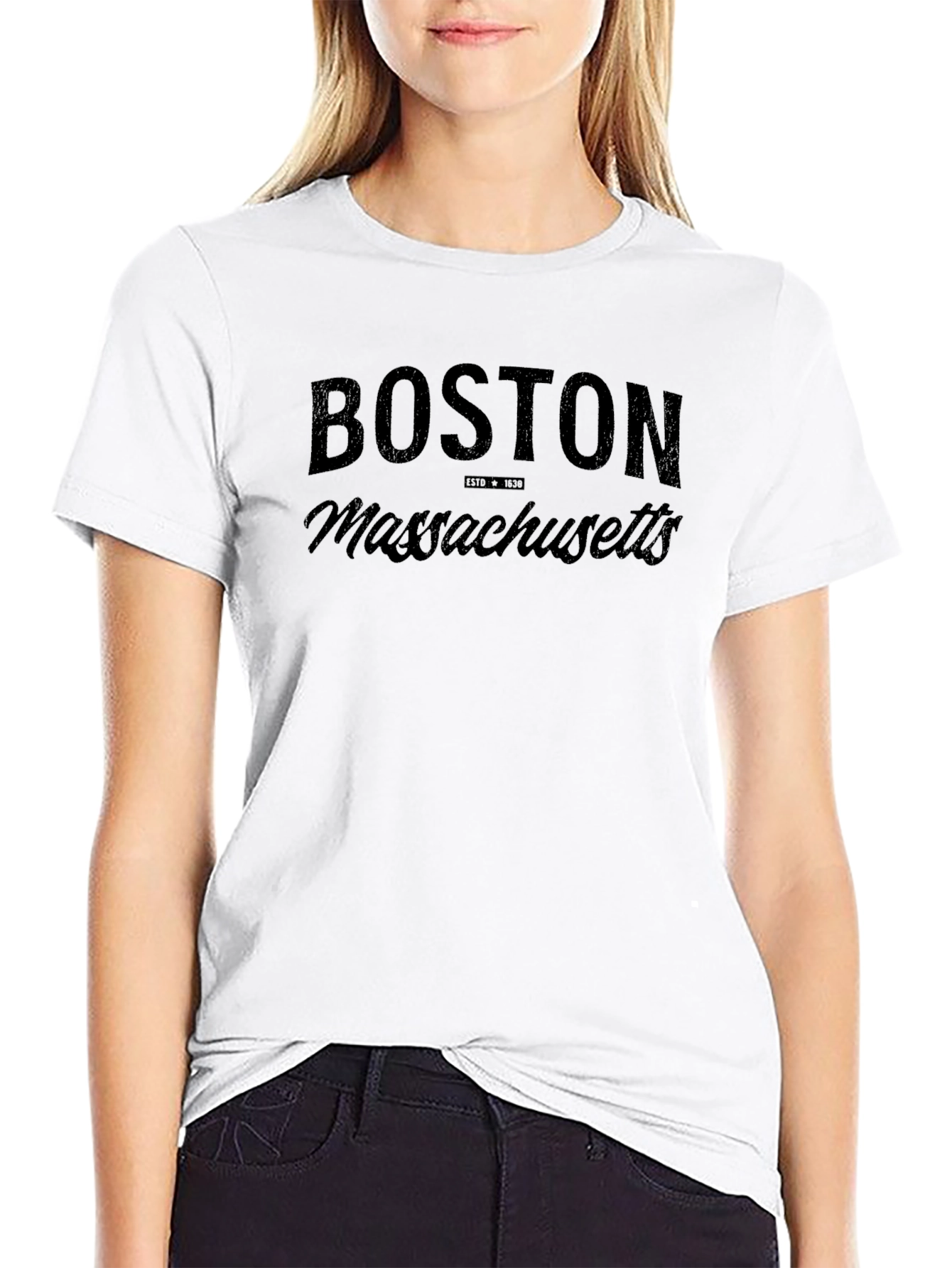 Boston Massachusetts Graphic T-Shirt