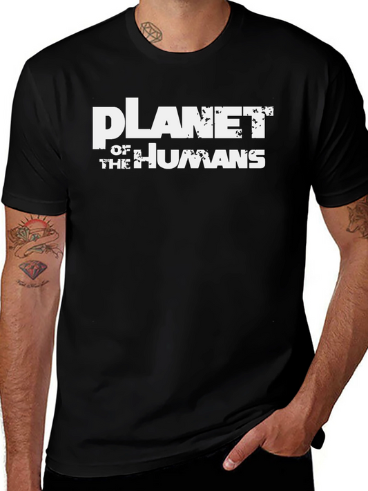 Planet of the Humans T-Shirt - Black Graphic Tee