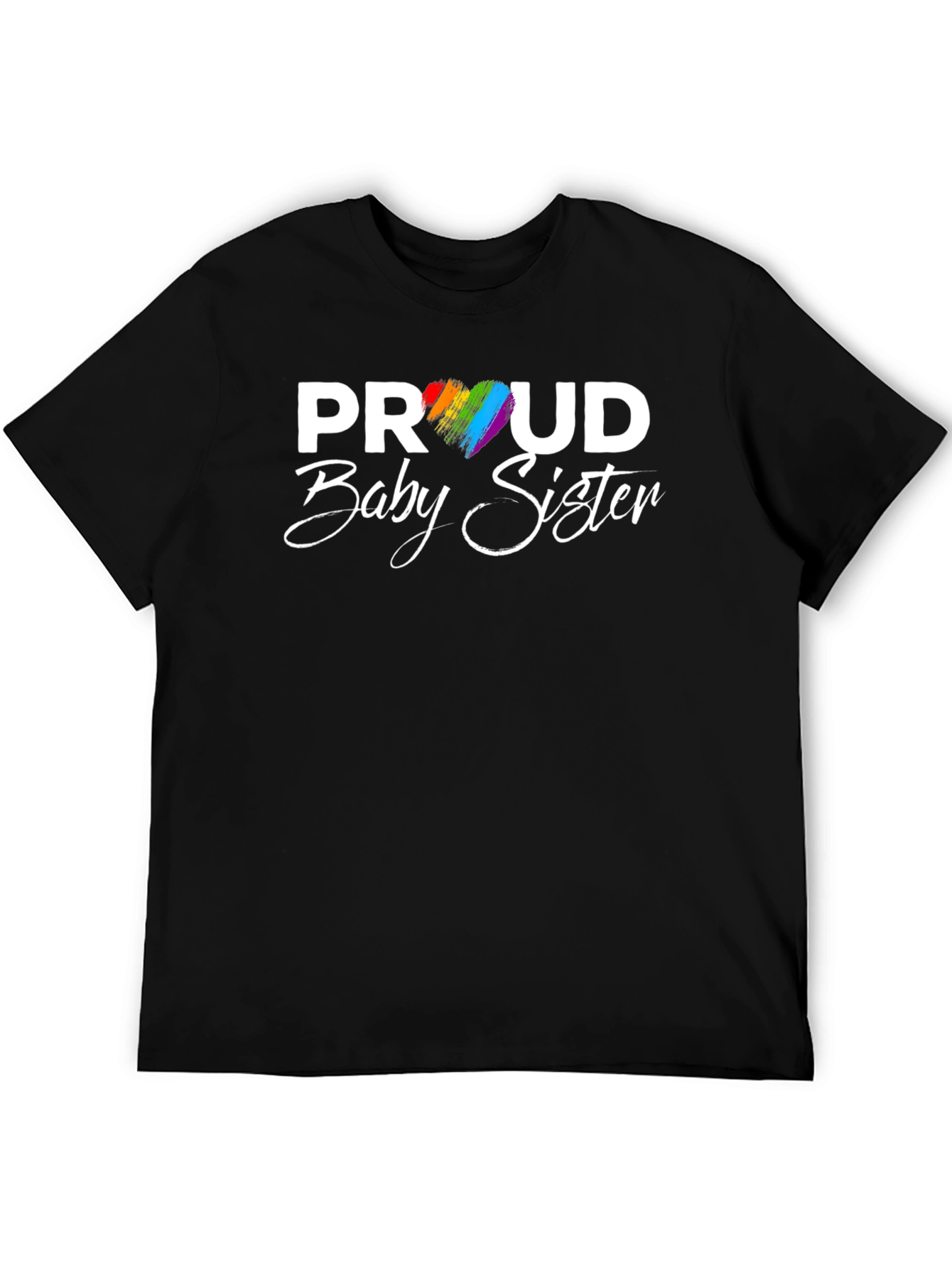 Proud Baby Sister LGBTQ+ T-Shirt