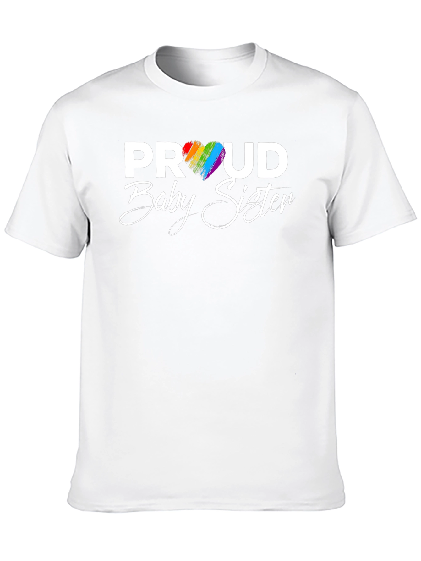 Proud Baby Sister LGBTQ+ T-Shirt