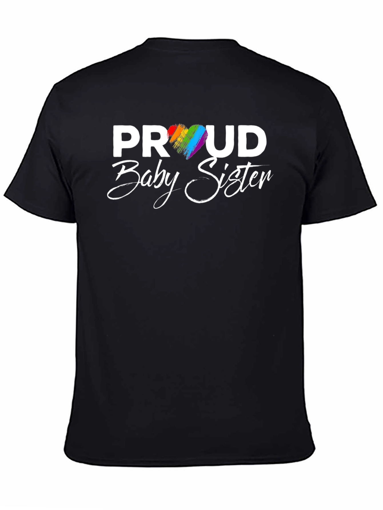 Proud Baby Sister LGBTQ+ T-Shirt