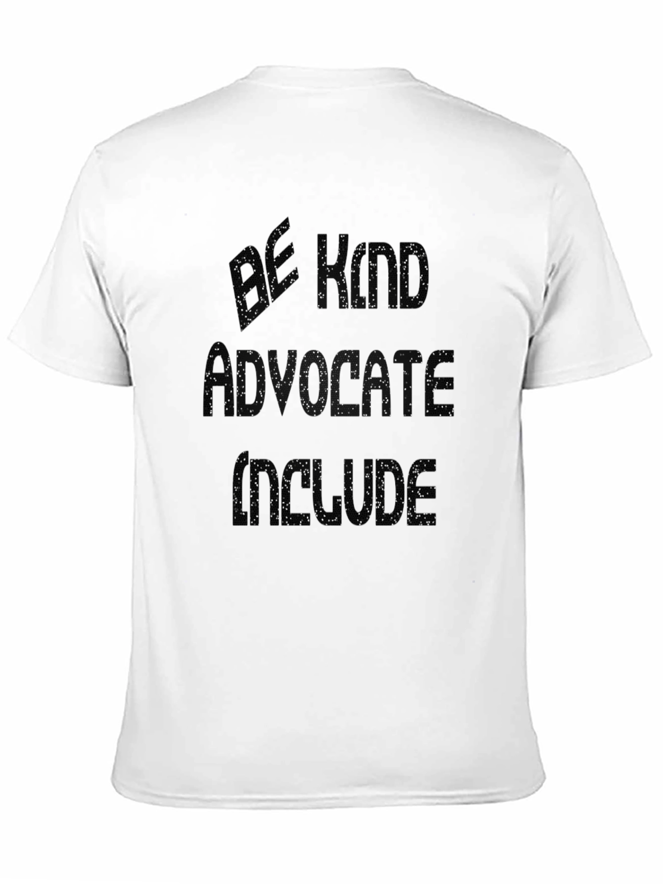 Be Nice Advocate Inside Black Graphic Tee