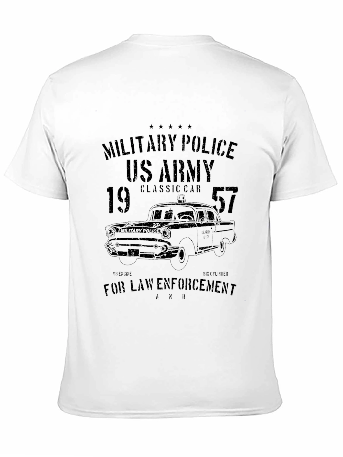 Military Police US Army Classic Car T-Shirt