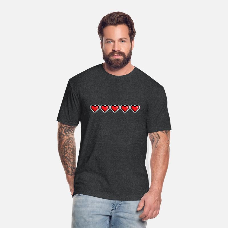 Gamer Retro Games Pixel Hearts