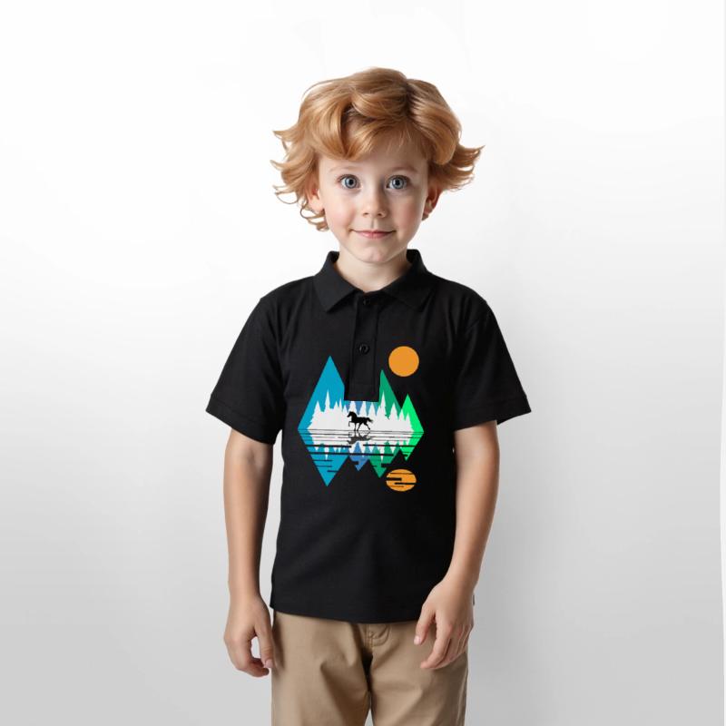 GEOMETRIC MOUNTAIN HORSE