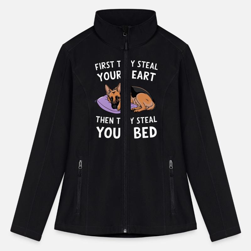 German Shepherd Steals Heart and Bed