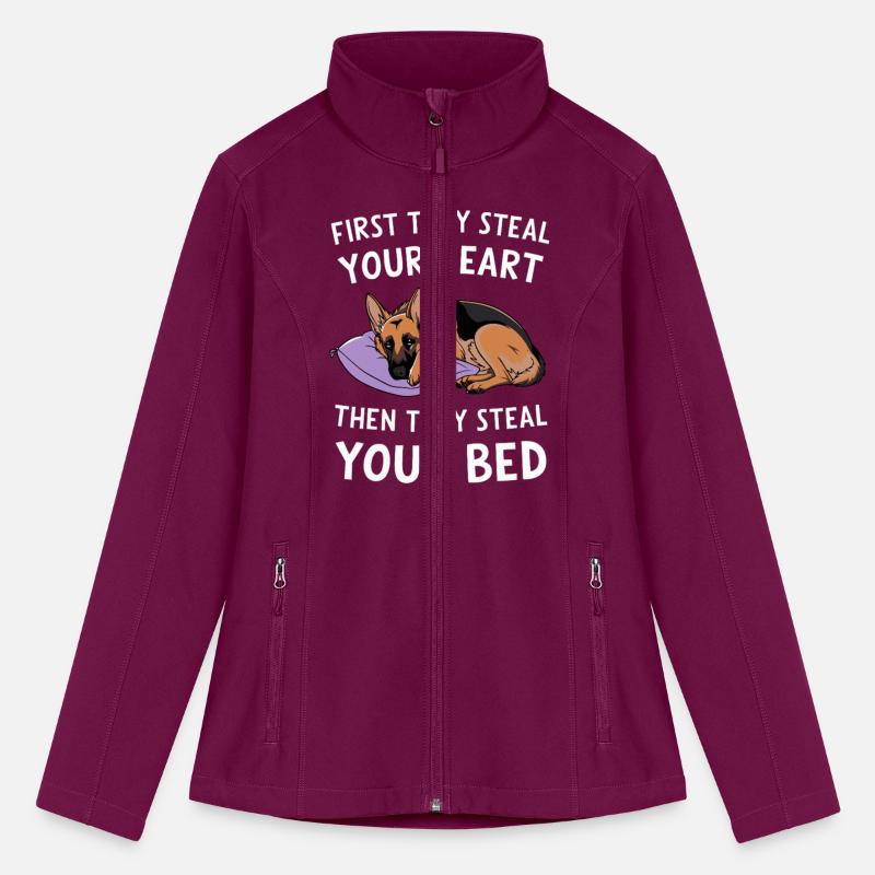 German Shepherd Steals Heart and Bed