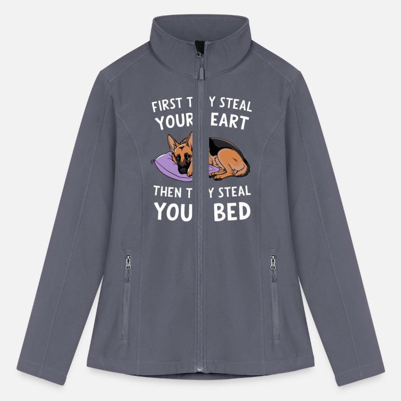 German Shepherd Steals Heart and Bed