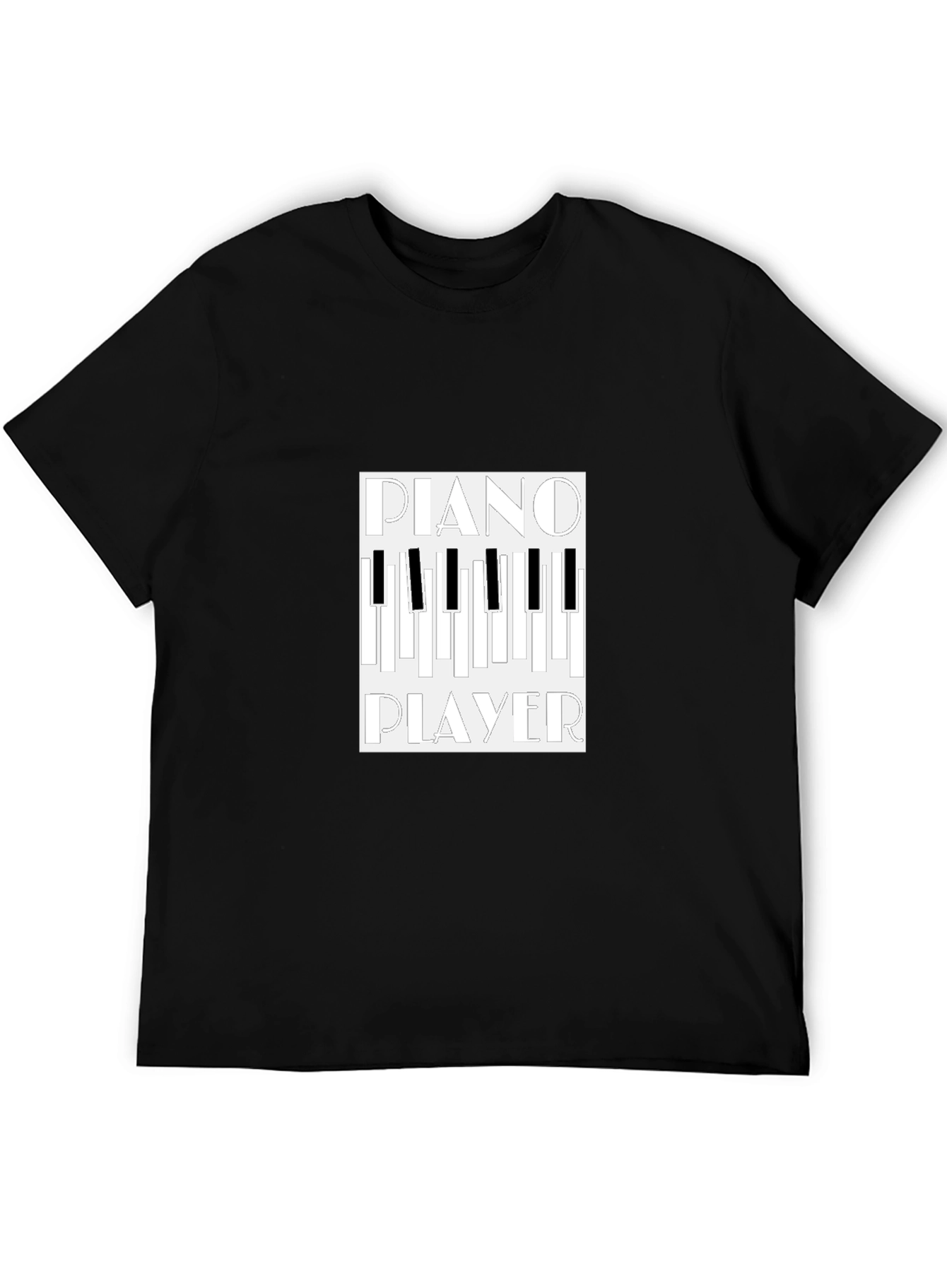 Piano Player Graphic Tee - Cool Music Lover Shirt