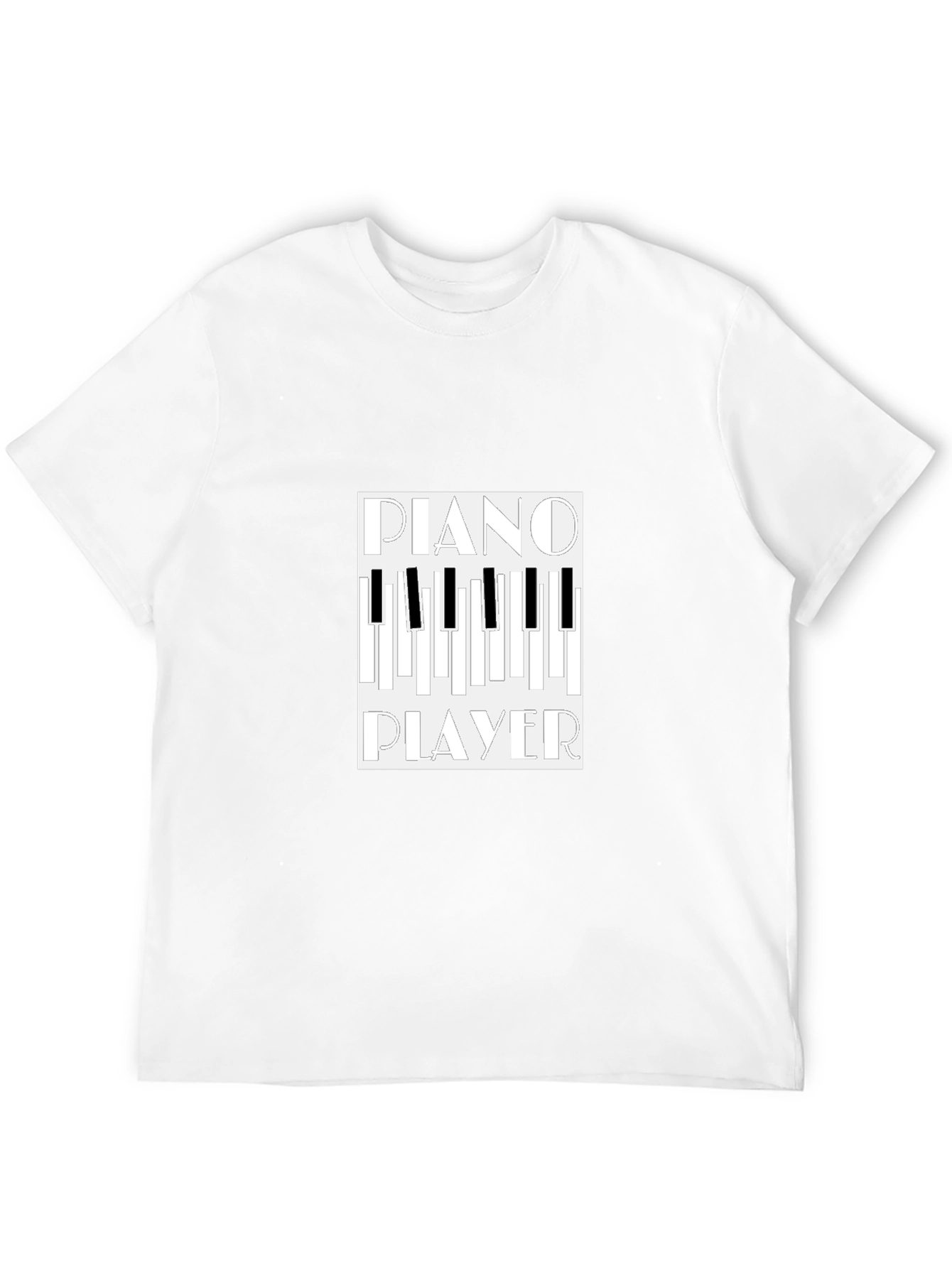 Piano Player Graphic Tee - Cool Music Lover Shirt