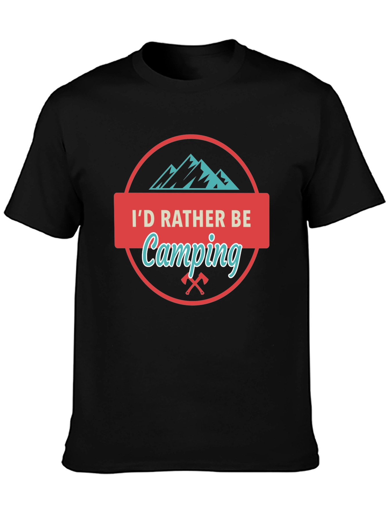 Id Rather Be Camping Graphic Tee