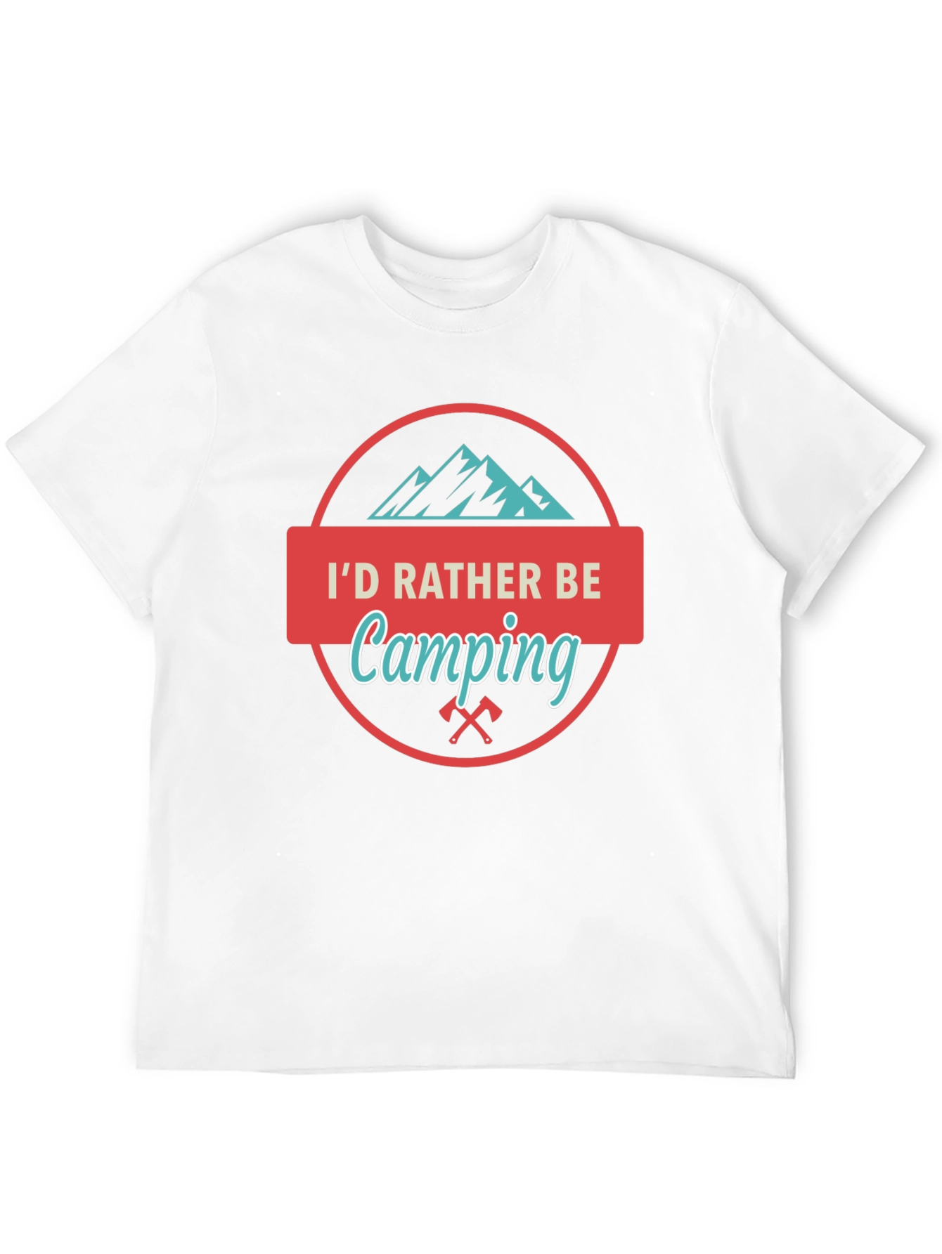 Id Rather Be Camping Graphic Tee