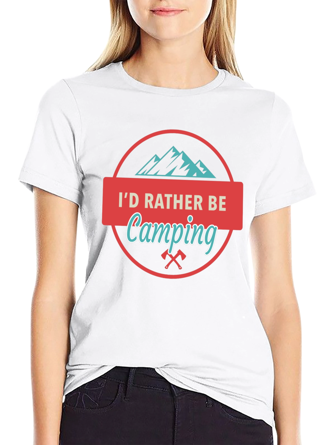 Id Rather Be Camping Graphic Tee