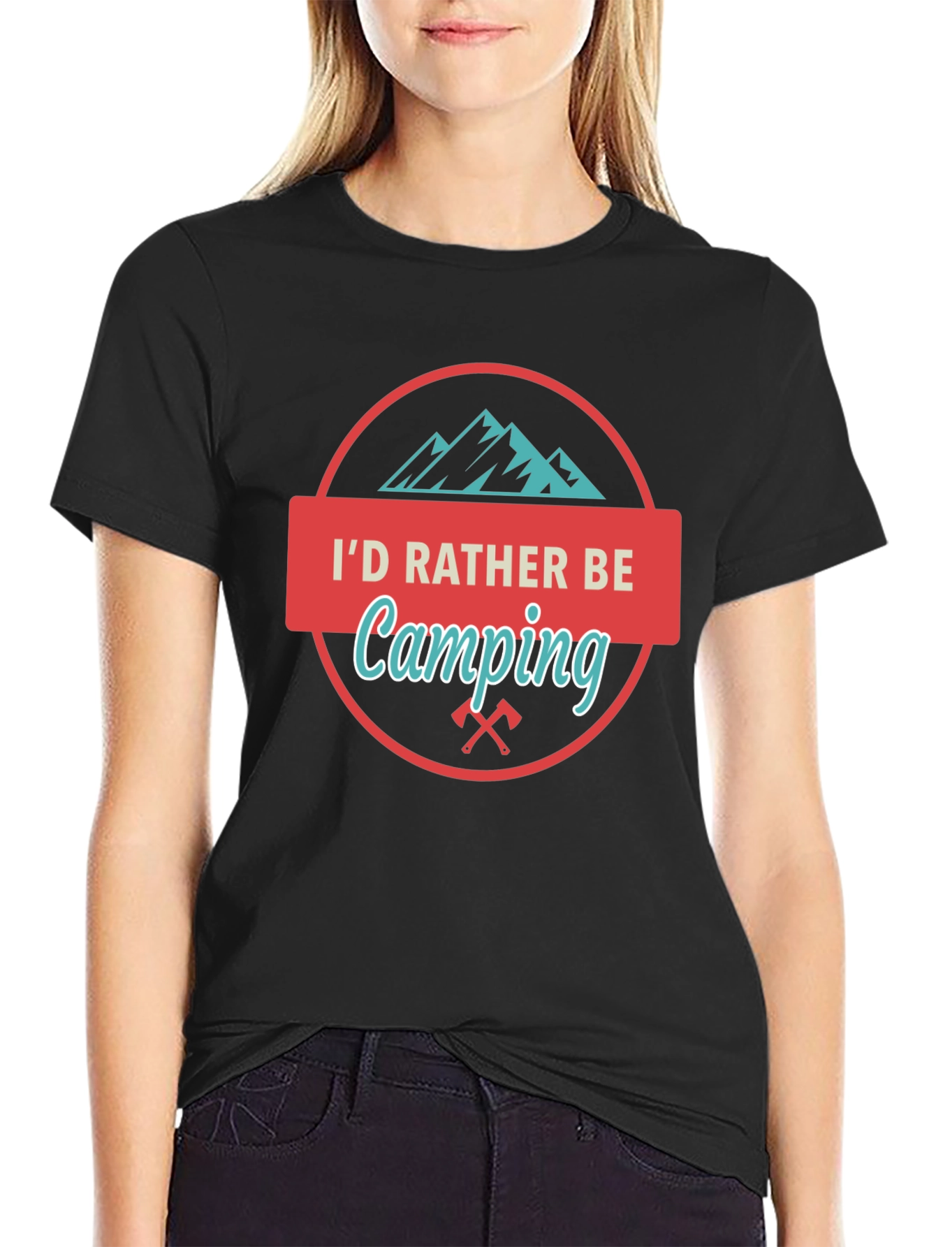 Id Rather Be Camping Graphic Tee