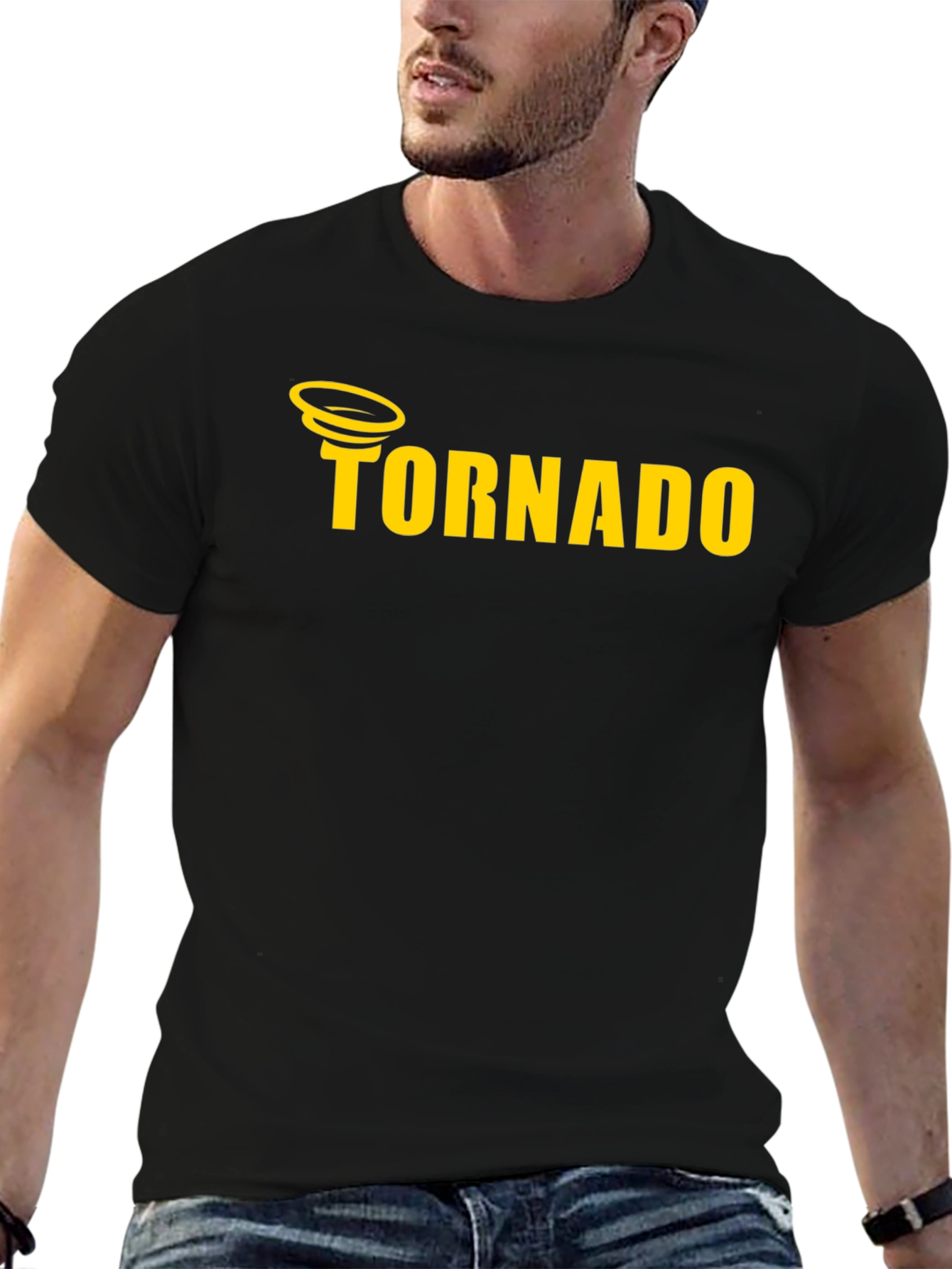 Tornado Graphic Tee - Soft Cotton Blend