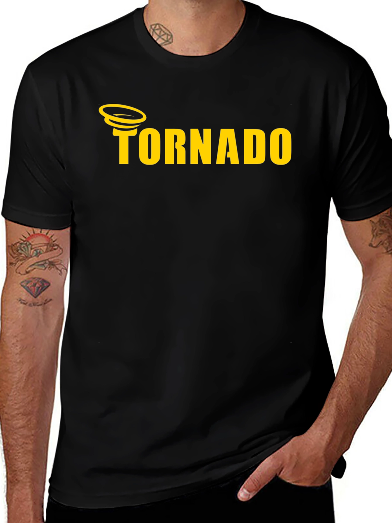 Tornado Graphic Tee - Soft Cotton Blend