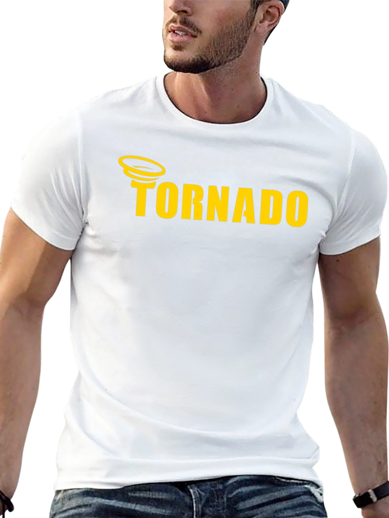 Tornado Graphic Tee - Soft Cotton Blend