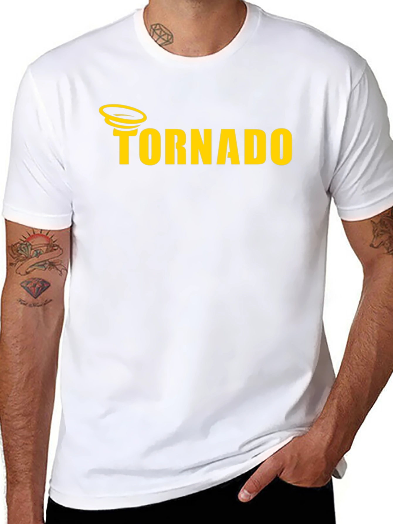 Tornado Graphic Tee - Soft Cotton Blend