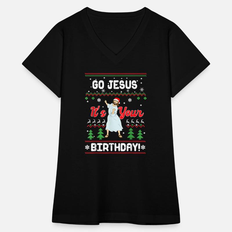 Go Jesus Its Your Birthday Ugly Christmas Xmas Gif