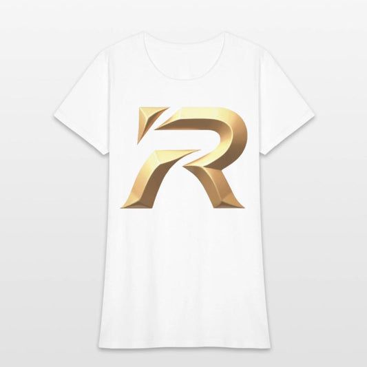 Golden Stylized Letter R
