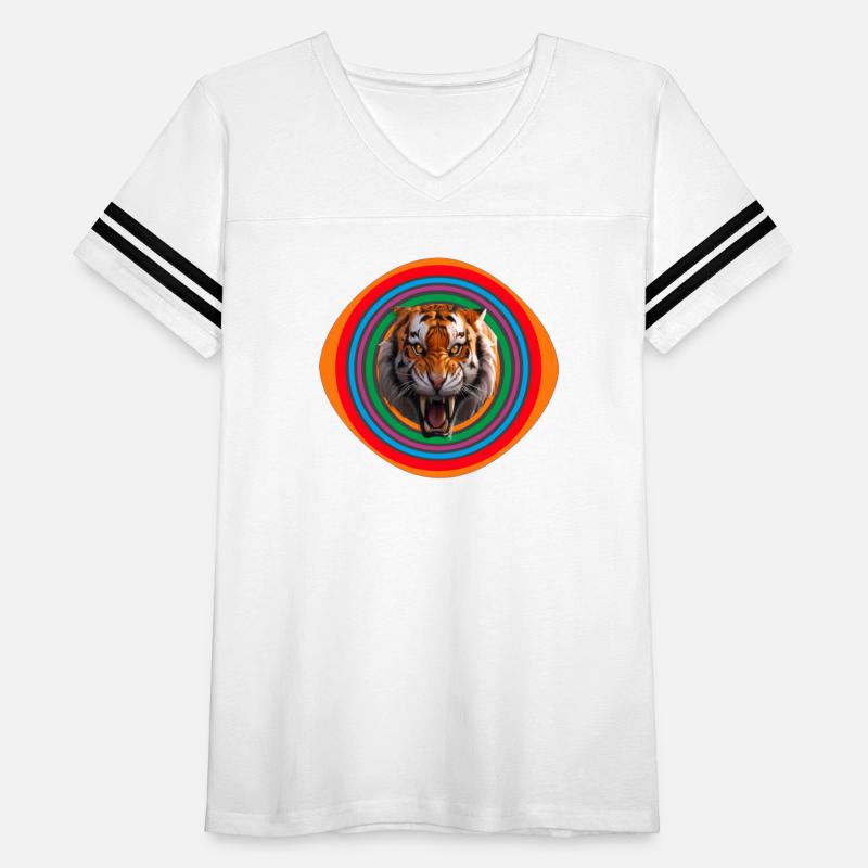 Gorgeous ferocious tiger design